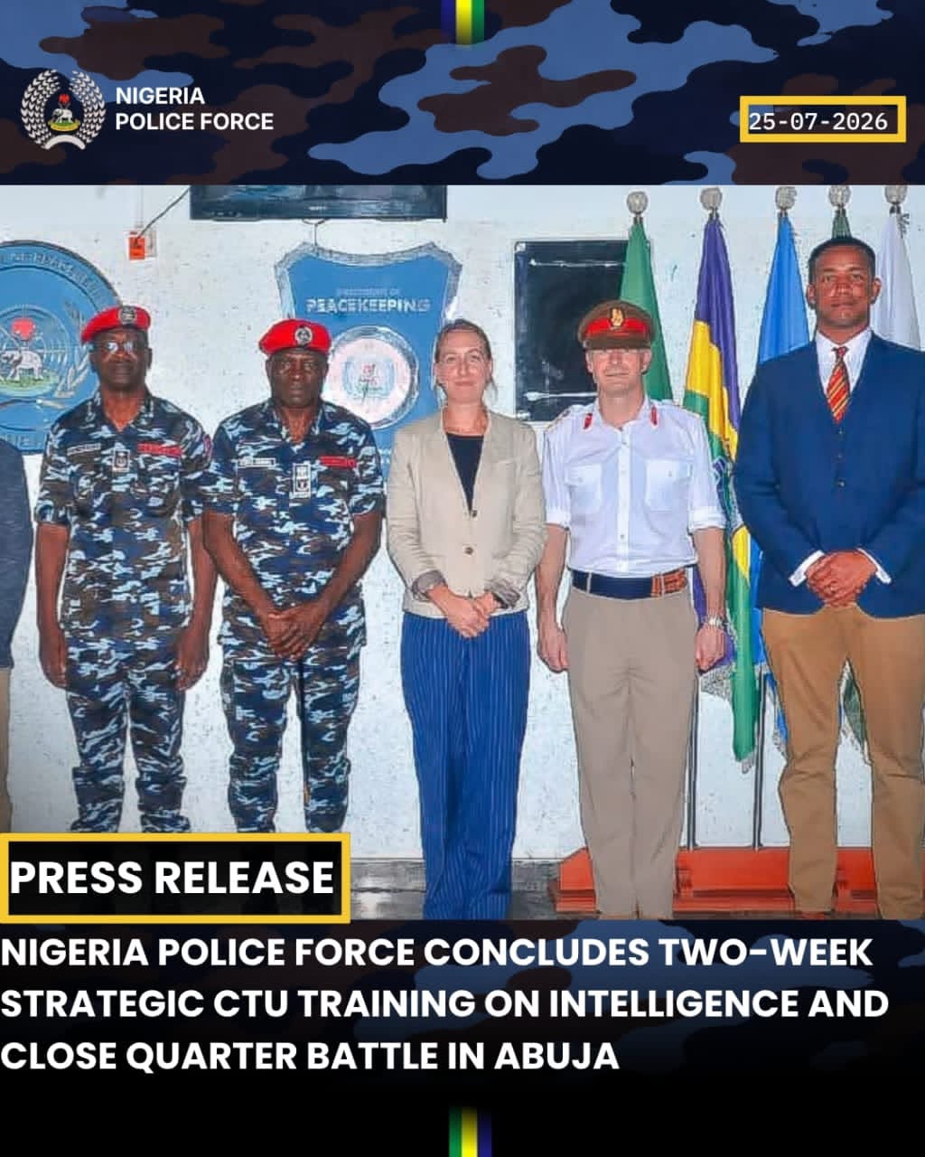 Police Deepen Counter-Terrorism Readiness as 55 CTU Operatives Complete Advanced Tactical Training 